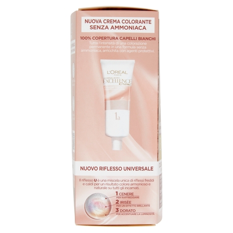 L'Oreal Paris Colorazione permanente senza ammoniaca, Riflesso Universale, Biondo Chiaro 8U